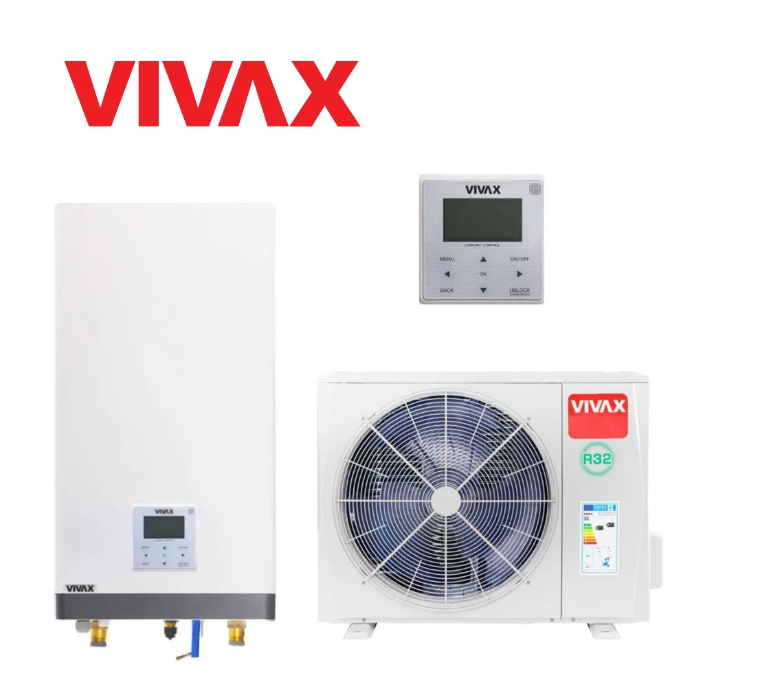 VIVAX gaiss-ūdens siltumsūknis HPS bez integrēta boilera (6–16 kW)